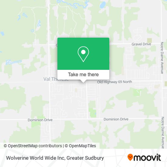 Wolverine World Wide Inc map