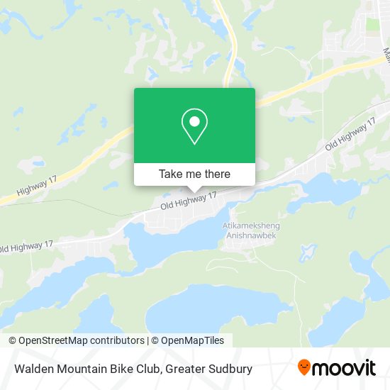 Walden Mountain Bike Club map