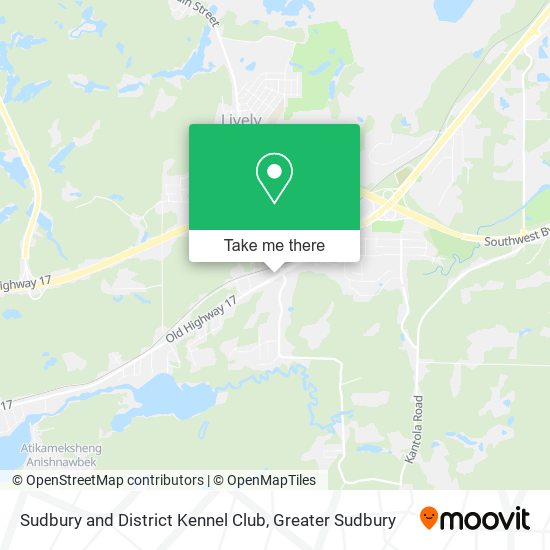 Sudbury and District Kennel Club map