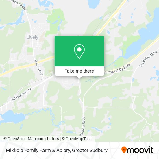 Mikkola Family Farm & Apiary map