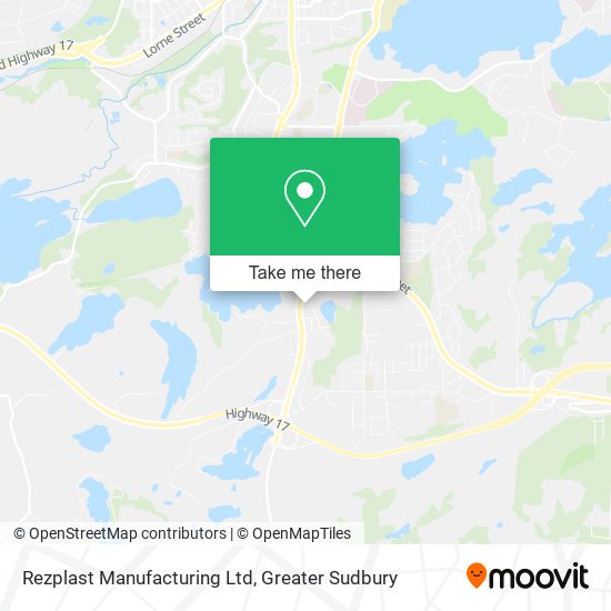 Rezplast Manufacturing Ltd map