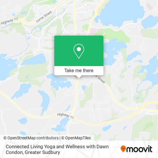 Connected Living Yoga and Wellness with Dawn Condon map