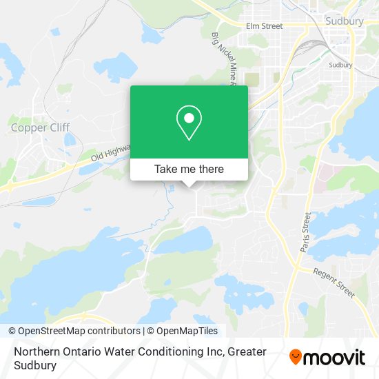 Northern Ontario Water Conditioning Inc map