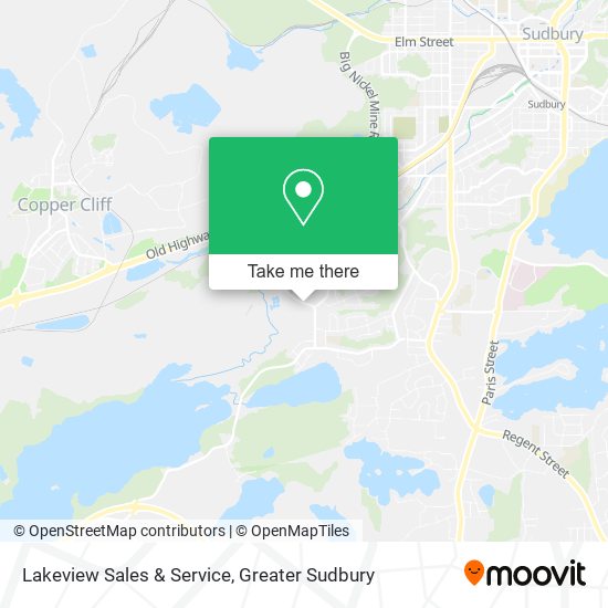 Lakeview Sales & Service map