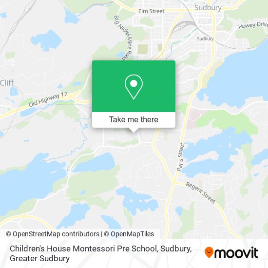 Children's House Montessori Pre School, Sudbury map