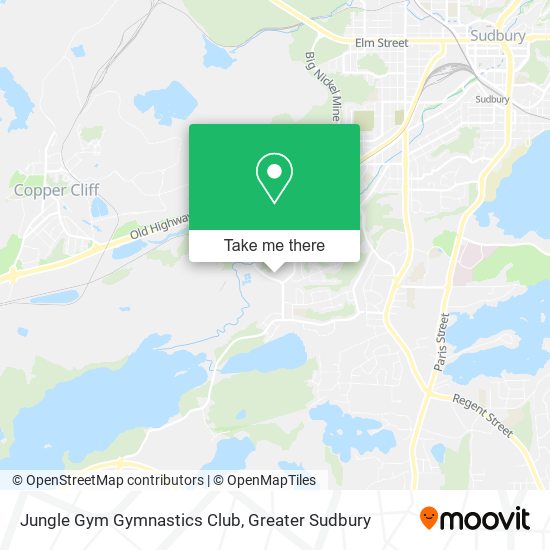 Jungle Gym Gymnastics Club map