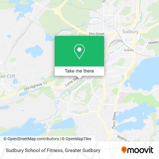 Sudbury School of Fitness map