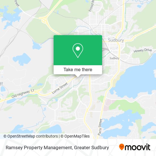 Ramsey Property Management map