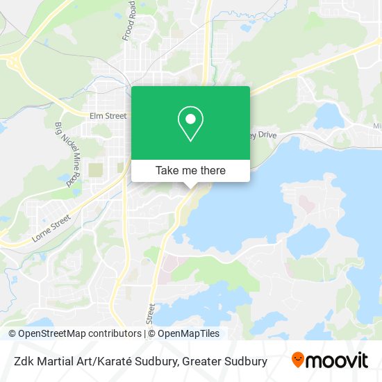 Zdk Martial Art/Karaté Sudbury map