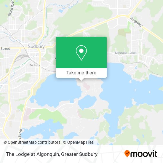 The Lodge at Algonquin map