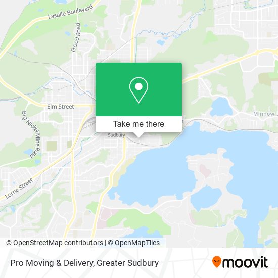 Pro Moving & Delivery map