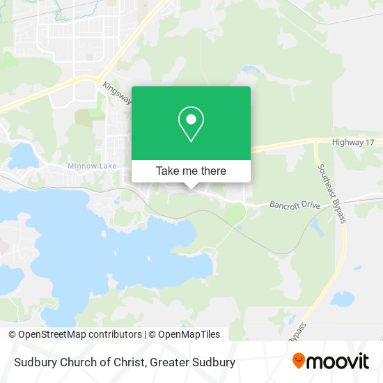 Sudbury Church of Christ map