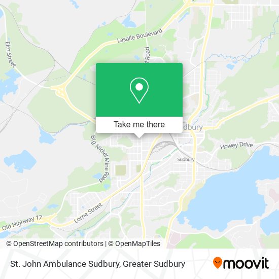 St. John Ambulance Sudbury plan