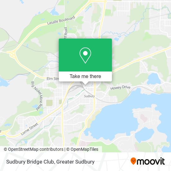 Sudbury Bridge Club map
