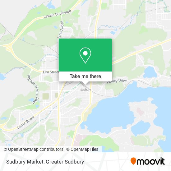 Sudbury Market map