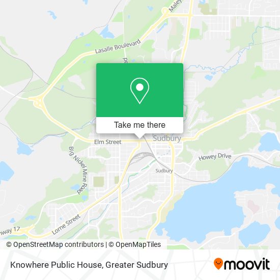Knowhere Public House map