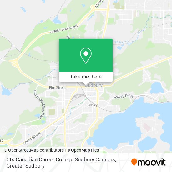Cts Canadian Career College Sudbury Campus plan