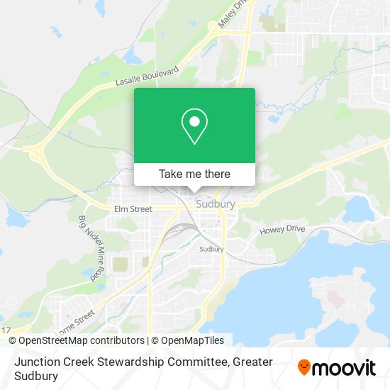 Junction Creek Stewardship Committee map