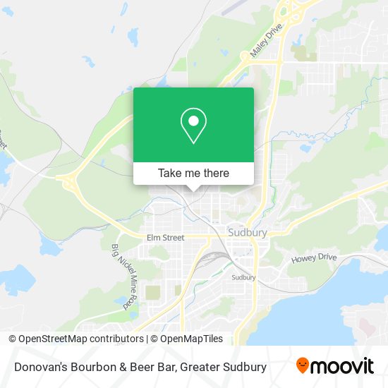 Donovan's Bourbon & Beer Bar map