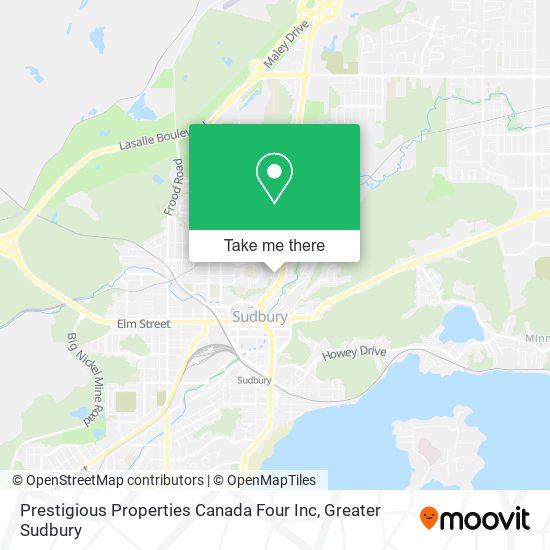 Prestigious Properties Canada Four Inc map