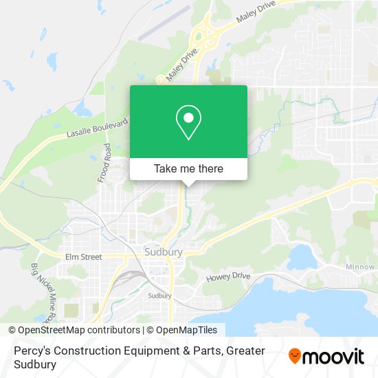 Percy's Construction Equipment & Parts map