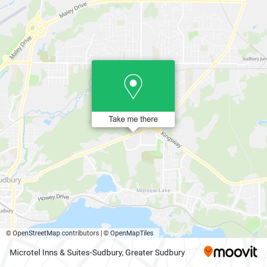 Microtel Inns & Suites-Sudbury map