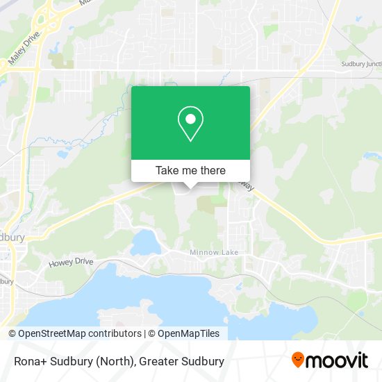 Rona+ Sudbury (North) map