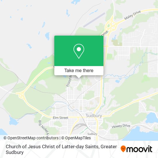 Church of Jesus Christ of Latter-day Saints map