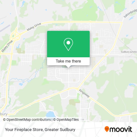 Your Fireplace Store map