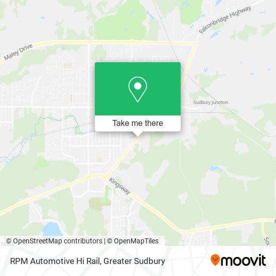 RPM Automotive Hi Rail map