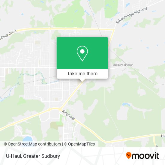 U-Haul map