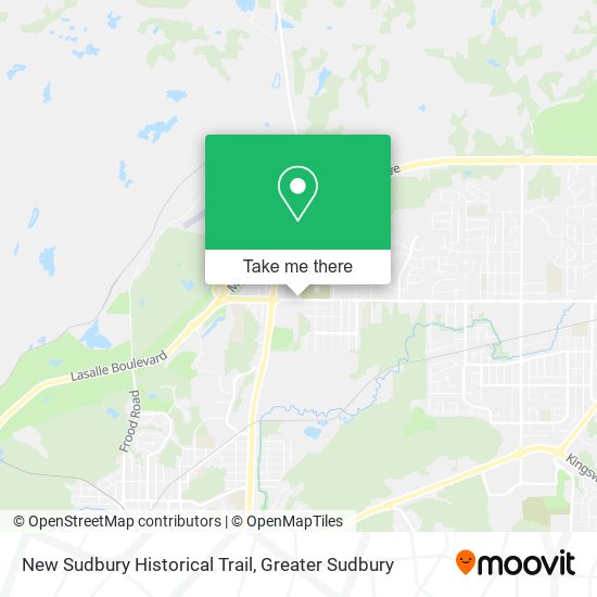 New Sudbury Historical Trail map