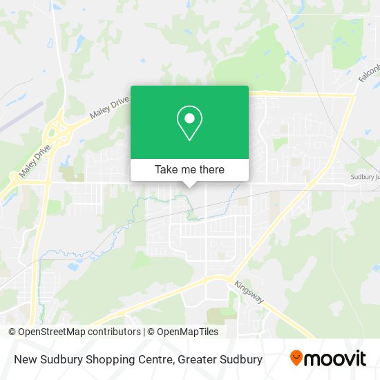 New Sudbury Shopping Centre map