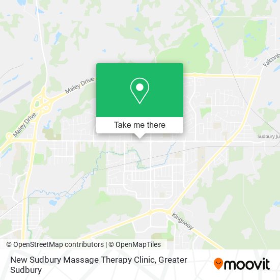 New Sudbury Massage Therapy Clinic map