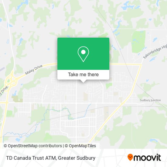 TD Canada Trust ATM map