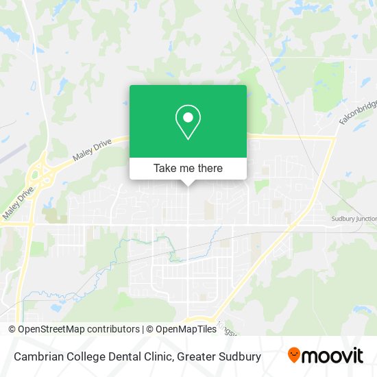 Cambrian College Dental Clinic map