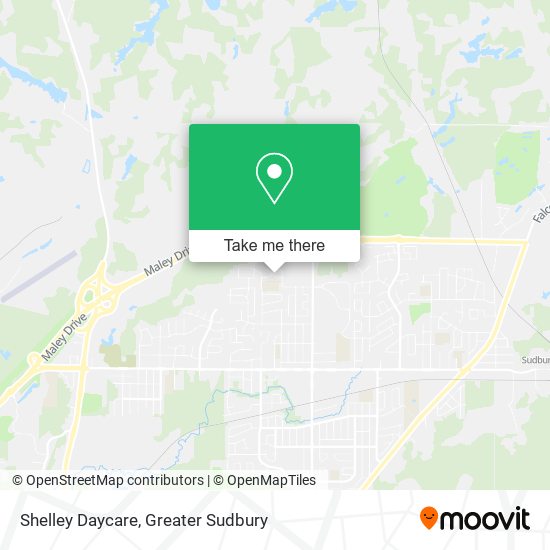 Shelley Daycare map