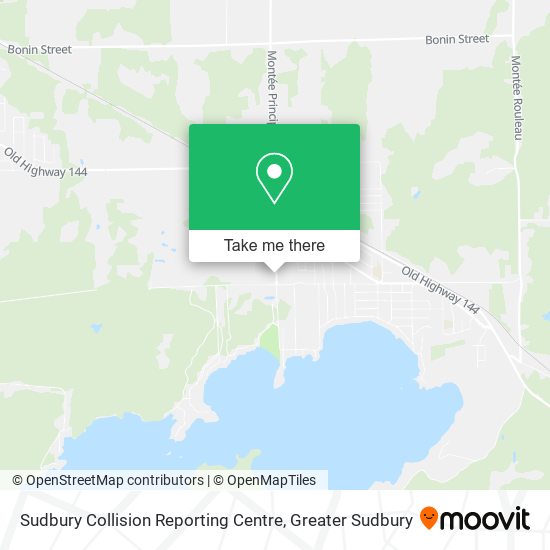 Sudbury Collision Reporting Centre map