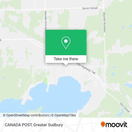 CANADA POST map