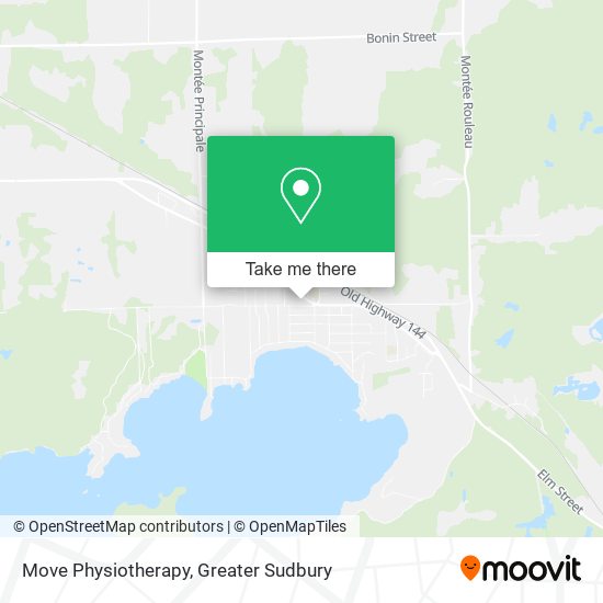 Move Physiotherapy map