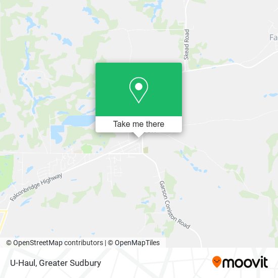 U-Haul map