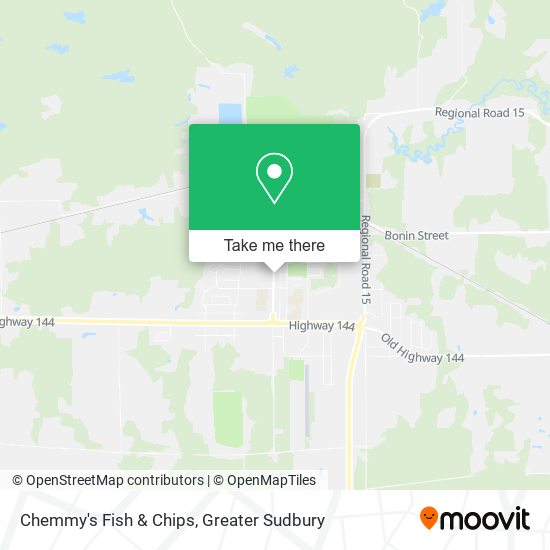 Chemmy's Fish & Chips map