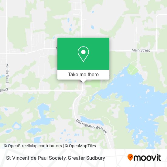 St Vincent de Paul Society map