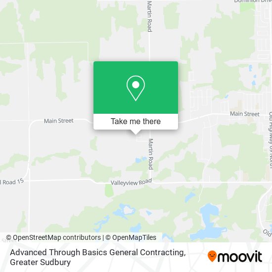 Advanced Through Basics General Contracting map
