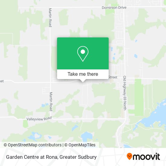 Garden Centre at Rona map