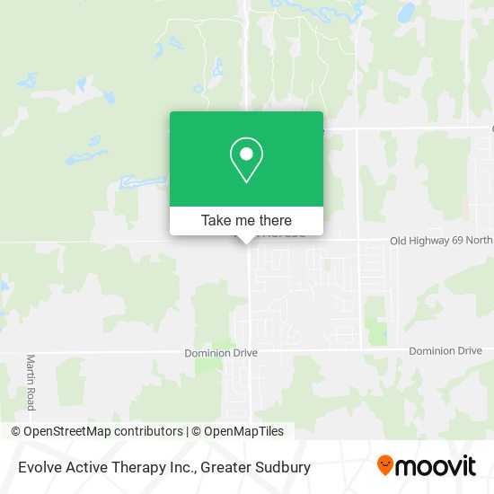 Evolve Active Therapy Inc. map