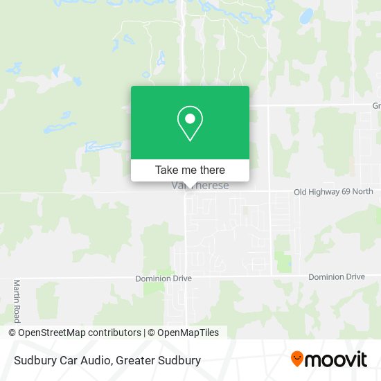 Sudbury Car Audio map