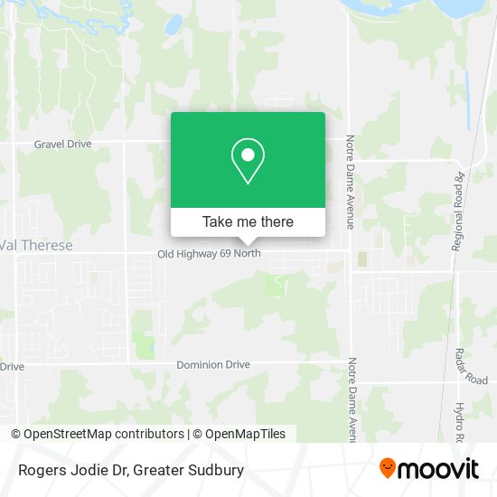 Rogers Jodie Dr map