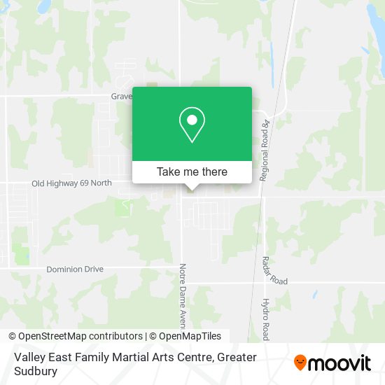 Valley East Family Martial Arts Centre map
