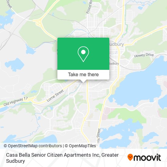 Casa Bella Senior Citizen Apartments Inc map